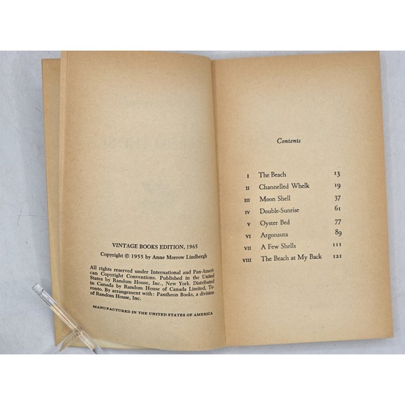 Gift from the Sea by Anne Morrow Lindbergh - Vintage Books 1955 - Picture 10 of 11